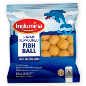 INDOMINA SHRIMP FLAVOURED FISH BALL 500GR