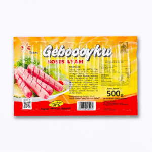 GEBOYKU SOSIS AYAM MERAH (PANJANG) 500 GR