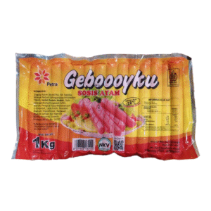 GEBOYKU SOSIS AYAM (PENDEK) MERAH 1 KG