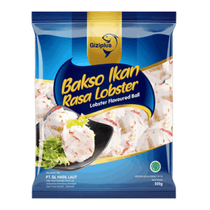 GIZIPLUS LOBSTER FLAVOUR FISH BALL 500GR